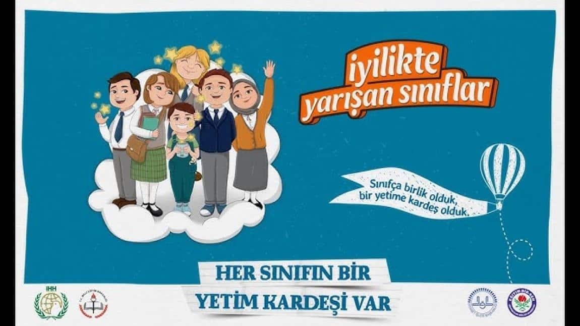 Okulumuz Öğrencileri İyilikte Yarışan Sınıflar Sloganıyla Dünyanın Farklı Yerlerinde Bulunan Yetimler için Yardım Kumbarası Topladı.